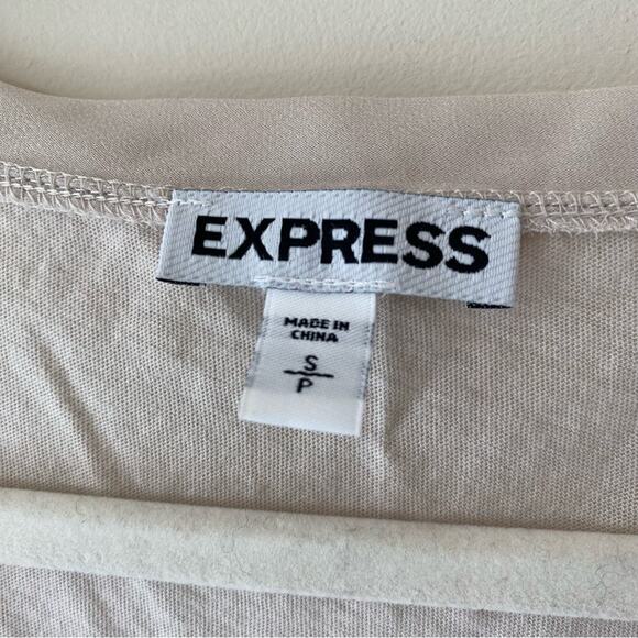 Set of 2 Sequin Tank Tops Sleeveless Gray Beige Size XS/S Express & The Limited - Picture 9 of 11